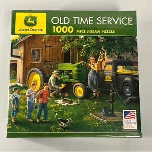 John Deere Puzzle Old Time Service 1000 Piece Jigsaw 19 1/4" X 26 5/8 #8623 New